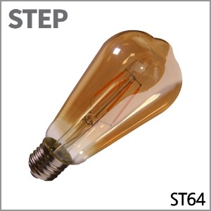 STEP LED 필라멘트 전구 4W ST64